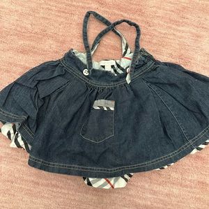 Burberry Denim Skirt